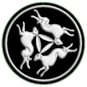 Three Hares Buttons
