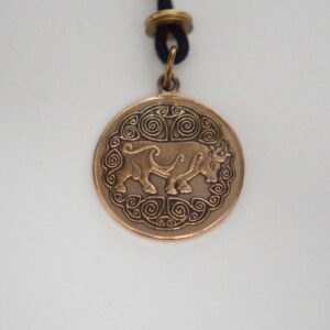 Celtic Bull in Bronze