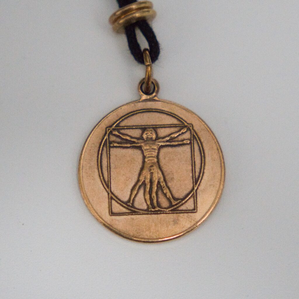 Da Vinci Vitruvian Medallion