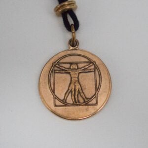 Da Vinci Vitruvian Medallion