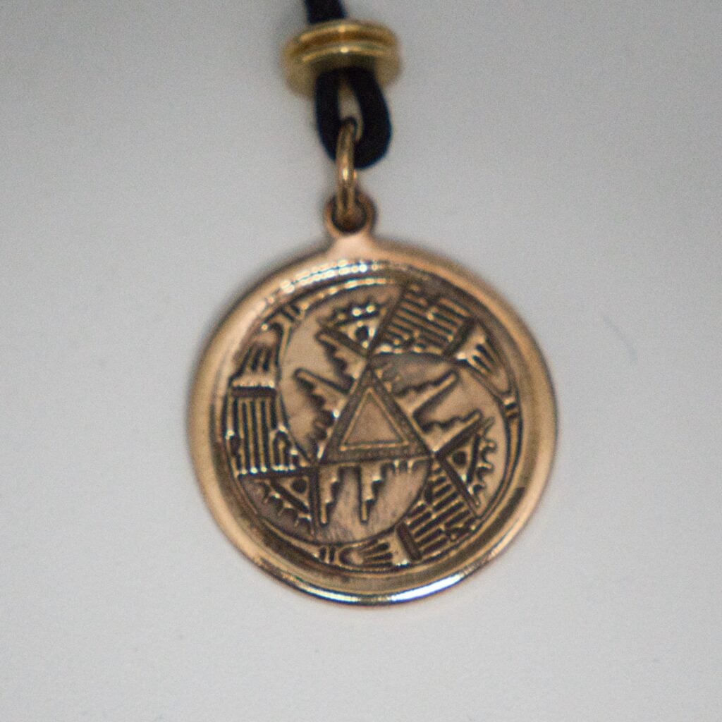 Elemental Spiral in Bronze