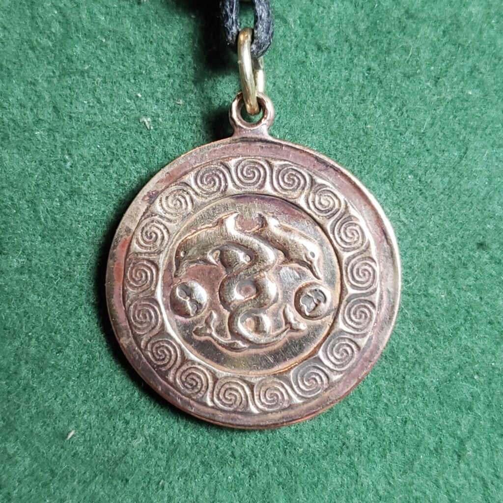 Minoan Dolphins Medallion