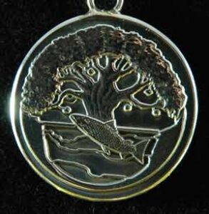 Salmon of Wisdom Medallion