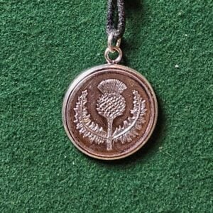 Scottish Thistle in Bronze