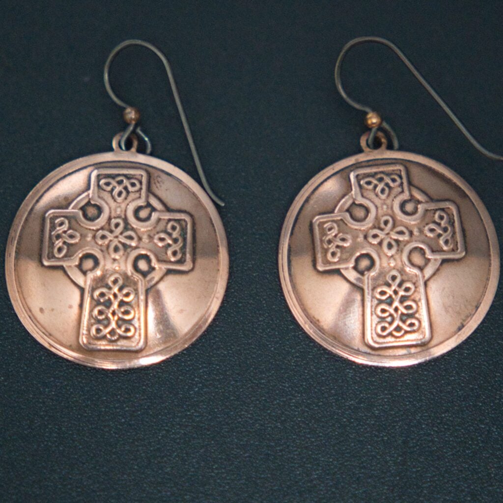 Celtic Cross Earrings