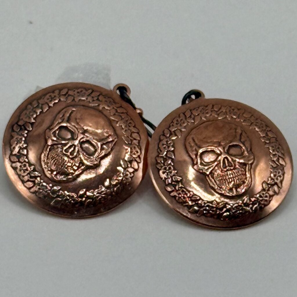 Death's Head Earrings