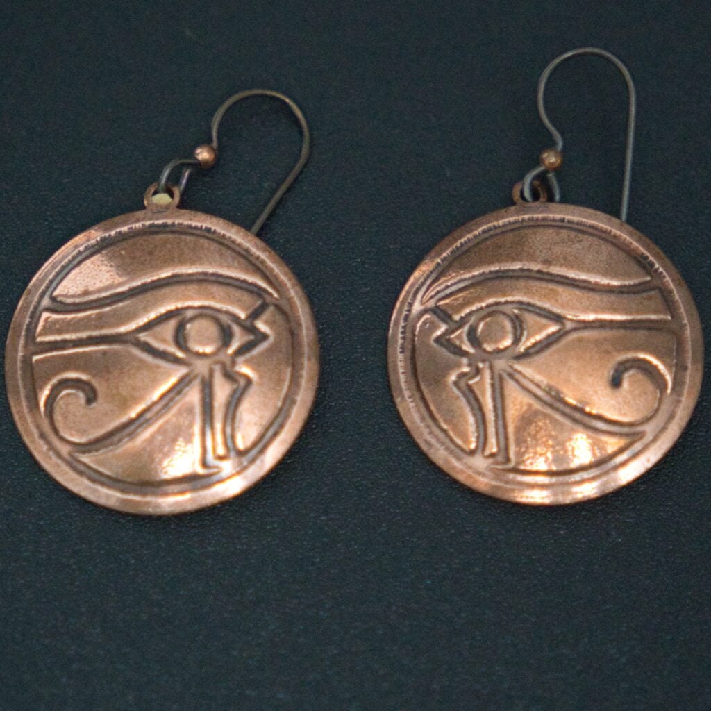 Eye of Horus and Eye of Ra Earrings