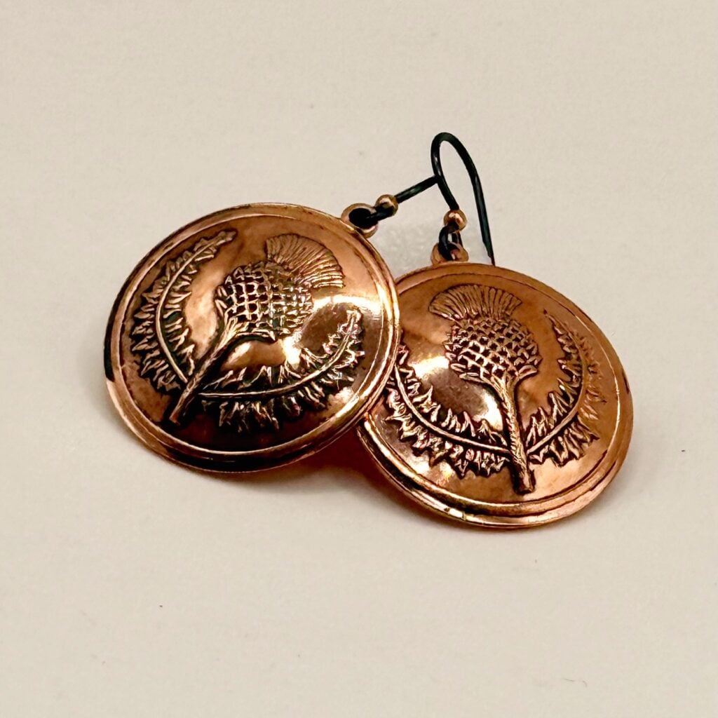 Scottish Thistle Earrings