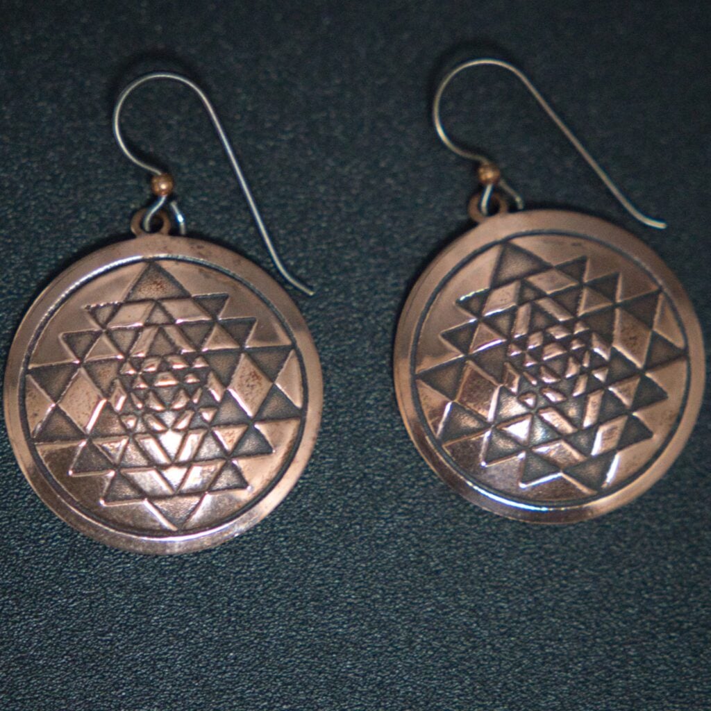 Sri Yantra Earrings