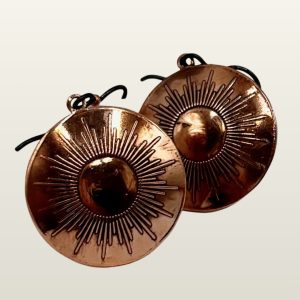 Sun Earrings (Shown in Gold)