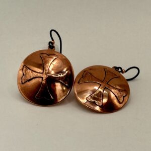 Templar Cross Earrings