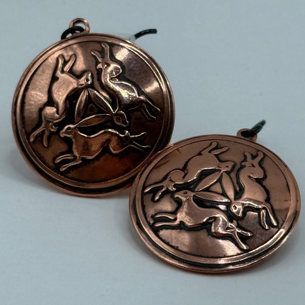Three Hares Earrings