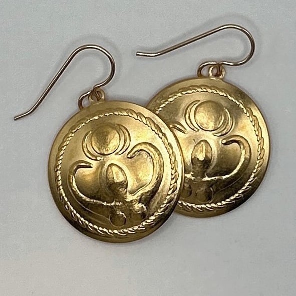 Goddess Gold-Plated Earrings