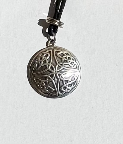 Silver Sacred Symbol Pendant - Image 2