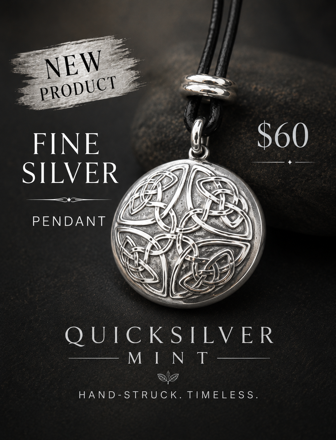 Silver Sacred Symbol Pendant